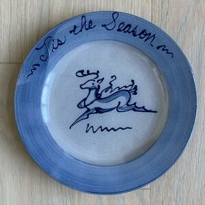 Rowe Pottery 'Tis the Season' Cookie Plate